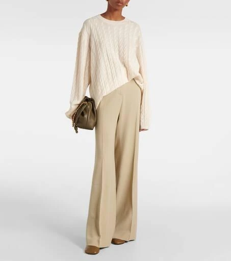 Jardin des Orangers Cable-knit wool and cashmere sweater 2
