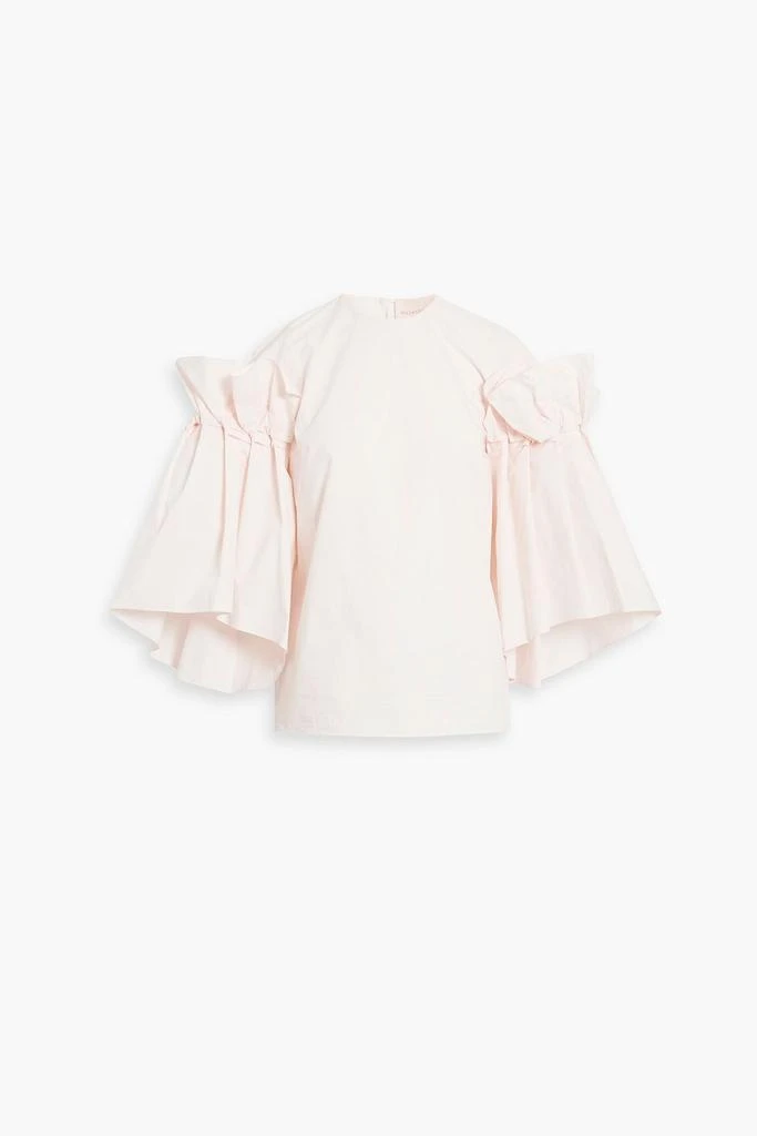 ROKSANDA Ruffled cotton-poplin top 1