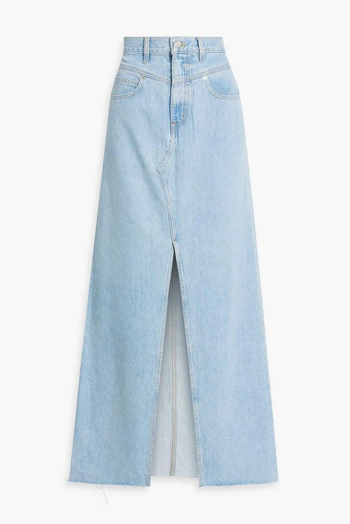 SLVRLAKE Dallas denim maxi skirt 1
