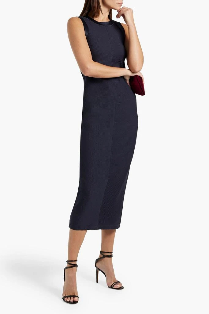 knee length dresses for ladies Dariann Sleeveless Ribbed Midi Dress main image 1