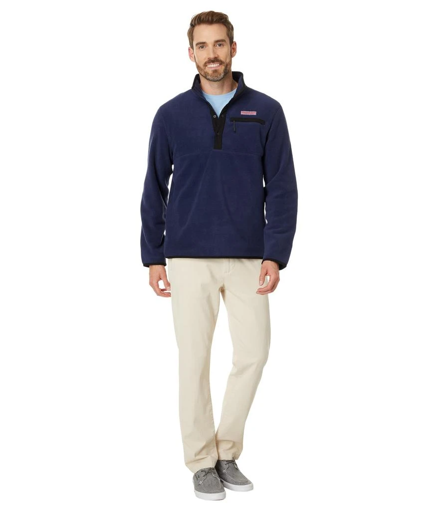 Vineyard Vines Harbor Fleece Quarter-Snap 4