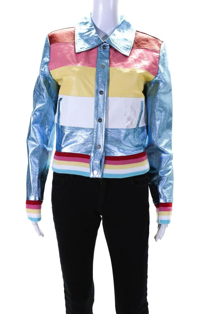 The Mighty Company Womens Dover Bomber Jacket Multi Colored 1