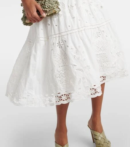 Farm Rio Richelieu broderie anglaise midi dress 5