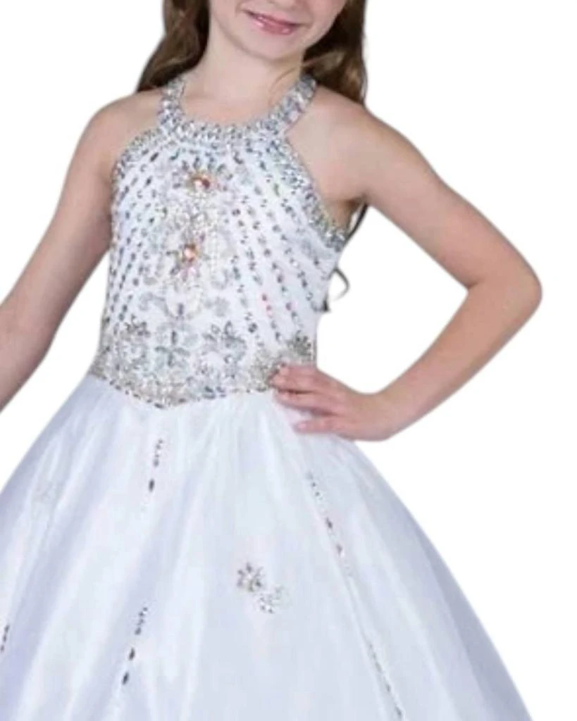 Little Rosie Little Rosie - Girl
s Glitz Long National Pageant Dress 2