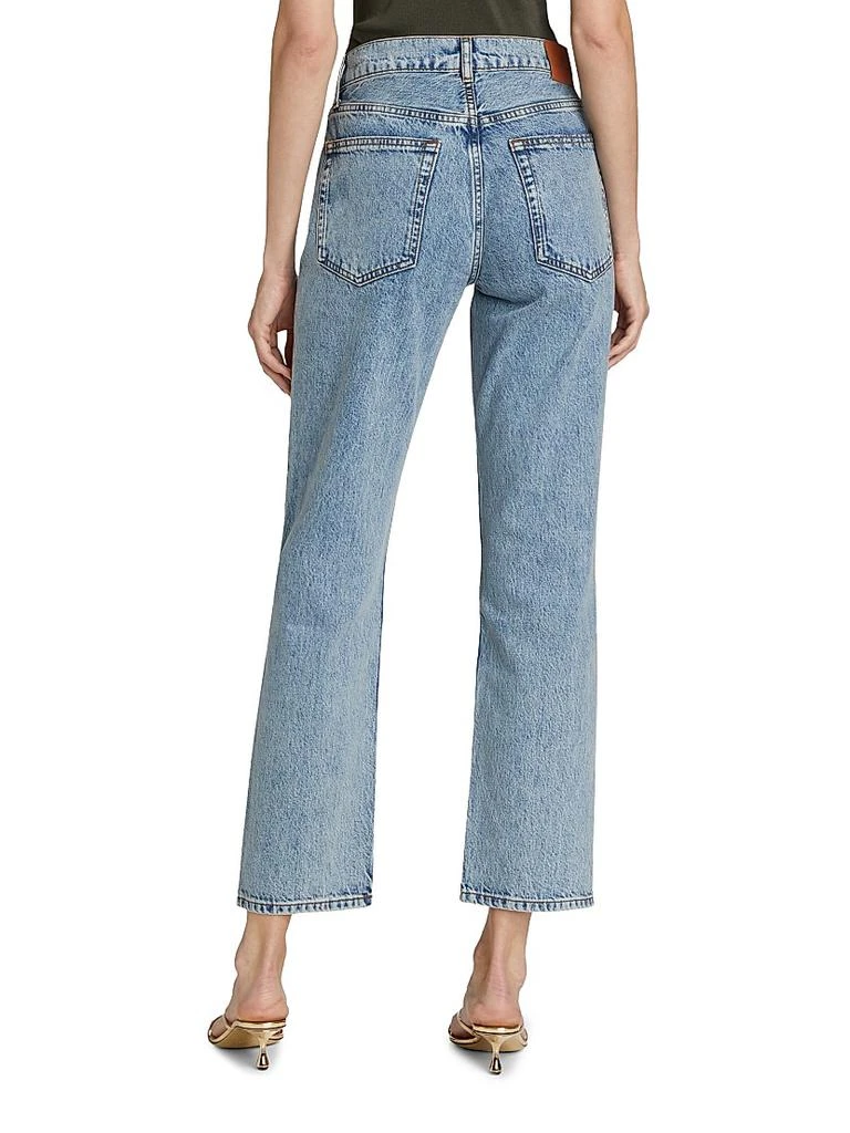 ANINE BING Benson Straight-Leg Jeans 5