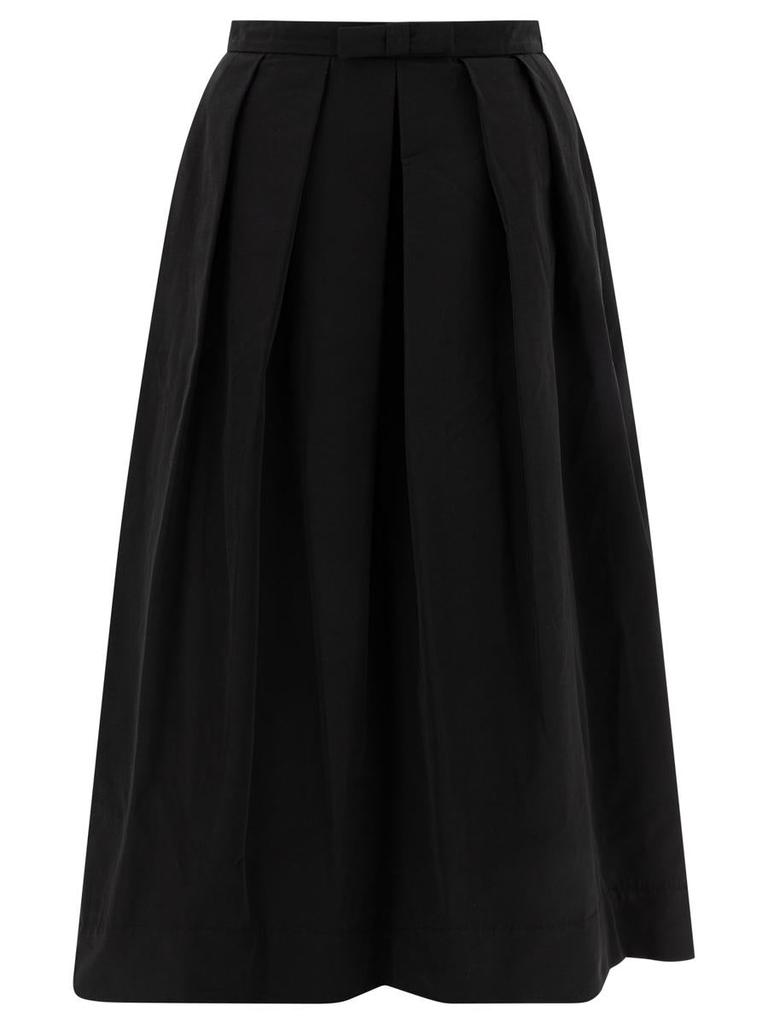 ワンピース ALEXANDER MCQUEEN Women Mid Skirts 780455Q1A8M 1000 Black Alexander Mcqueen High-Waisted Full Midi Skirt - Black