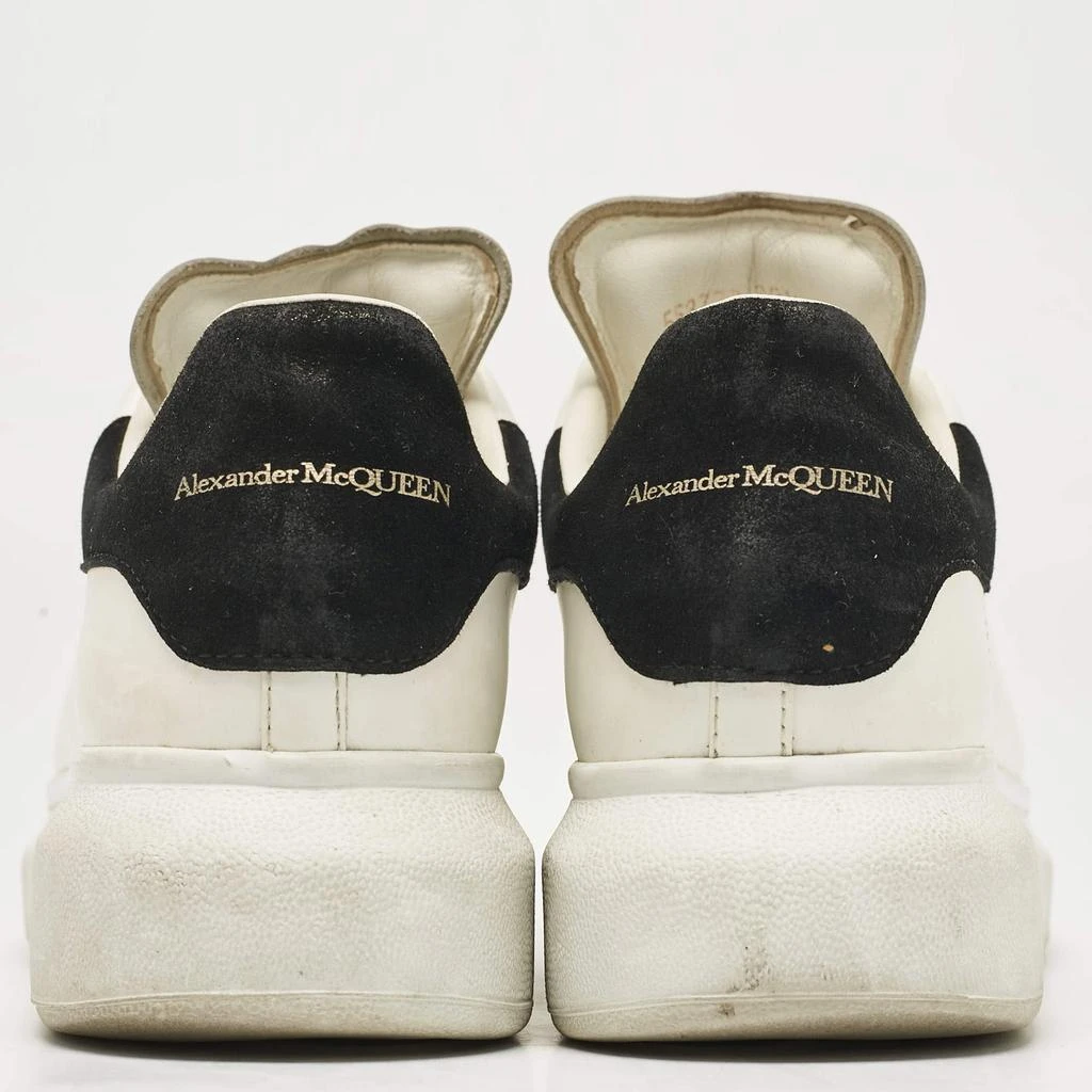 Alexander McQueen Alexander McQueen White Leather and Suede Oversized Lace Up Sneakers Size 38.5 5