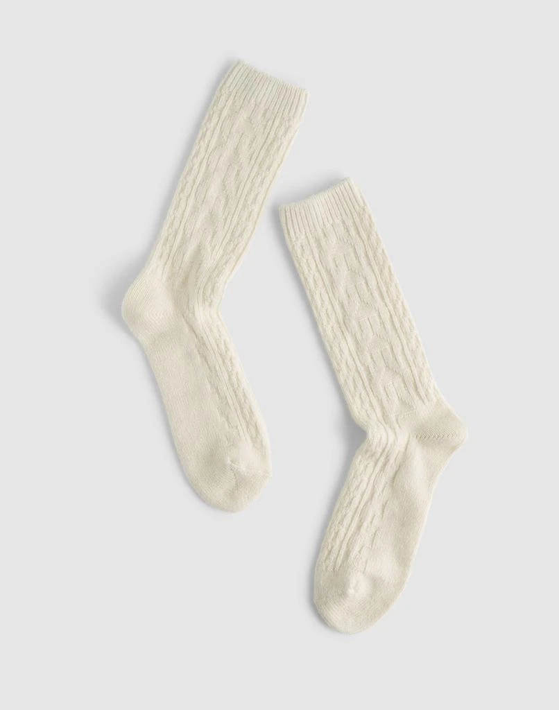 Madewell Cable-Knit Trouser Socks from Madewell