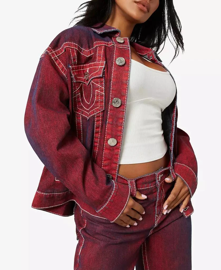 True Religion Women's Boyfriend Trucker Jacket 3