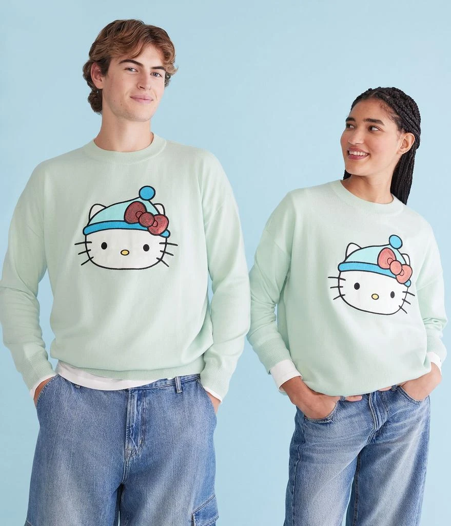 Aeropostale Hello Kitty Sequin Bow Sweater 1