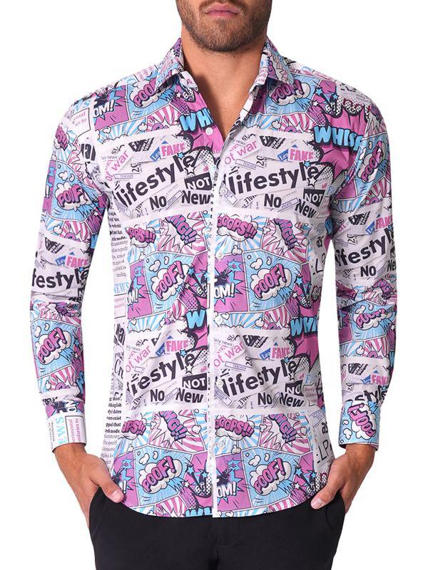 Bertigo Gazette Print Shirt