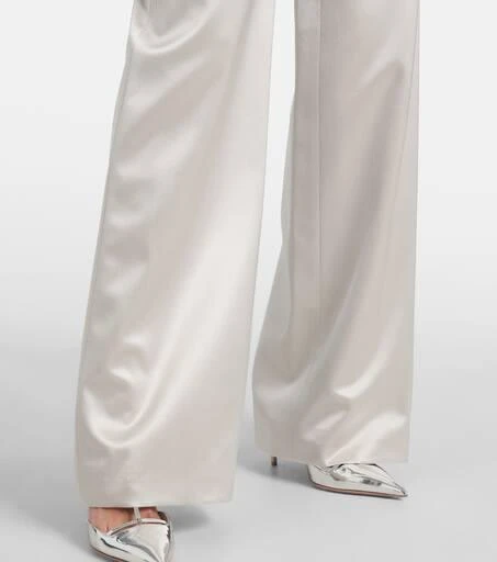 Valentino Silk satin wide-leg pants 5