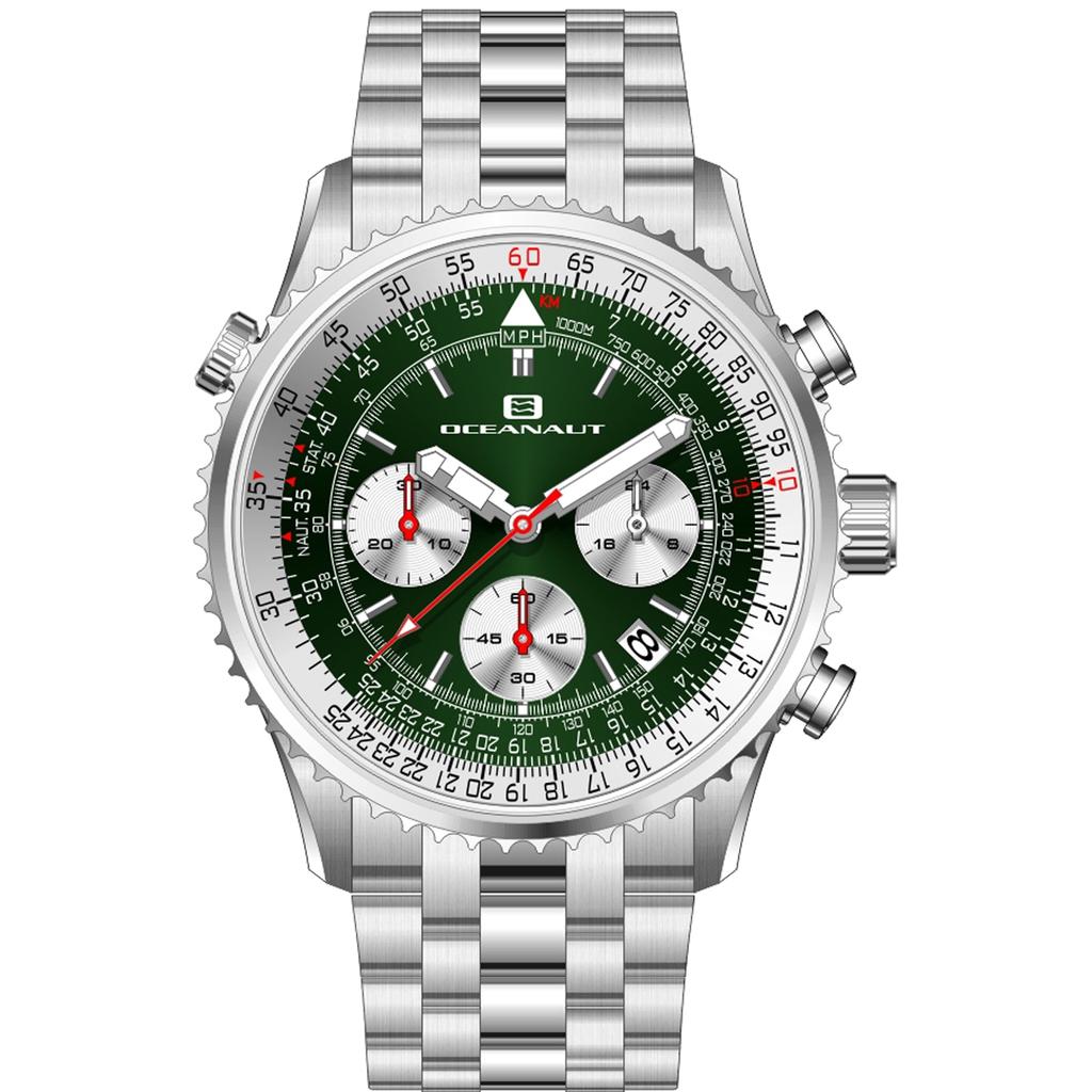 Oceanaut Men's Flight Green Dial Watch