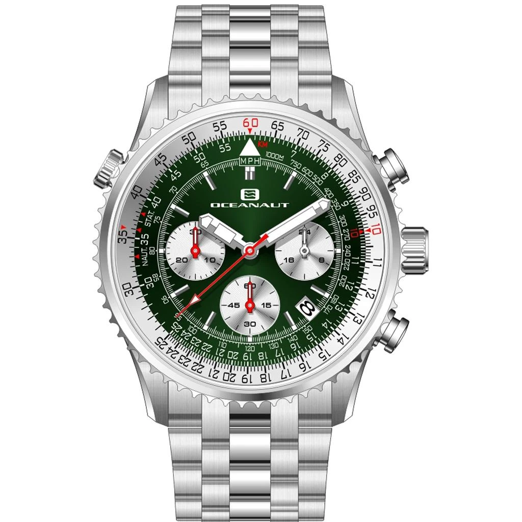 Oceanaut Men's Flight Green Dial Watch 1