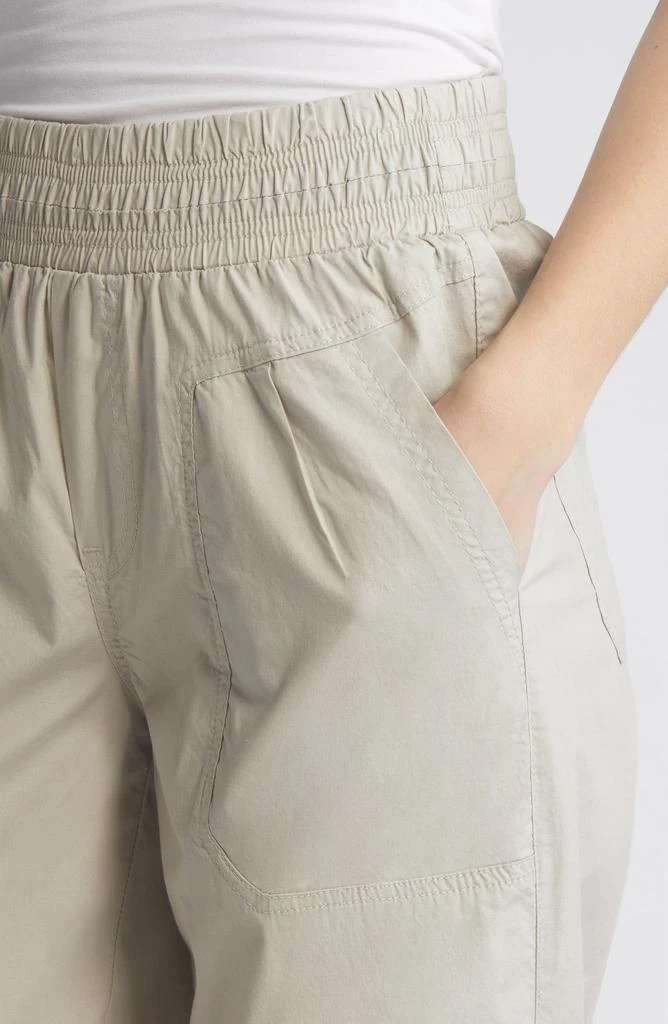 Wit & Wisdom 'Ab'Leisure Skyrise Pull-On Straight Leg Poplin Cargo Pants 4