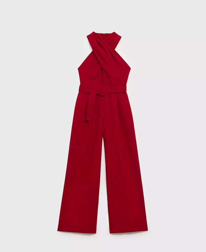 Mango Women's Belt Wrap Jumpsuit 1