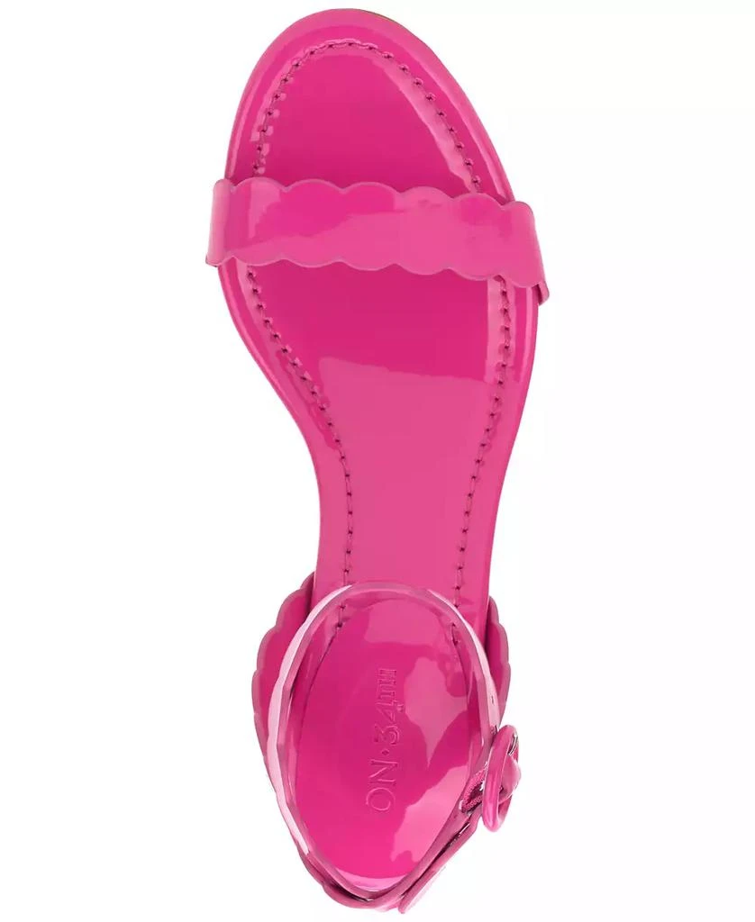 On 34th Women's Pathina Scalloped Block Heel Sandals, Exclusively at Macy's 4