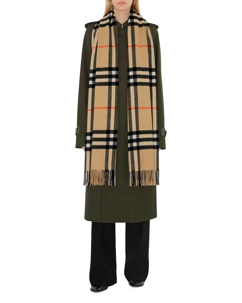 Burberry Check Cashmere Scarf 5