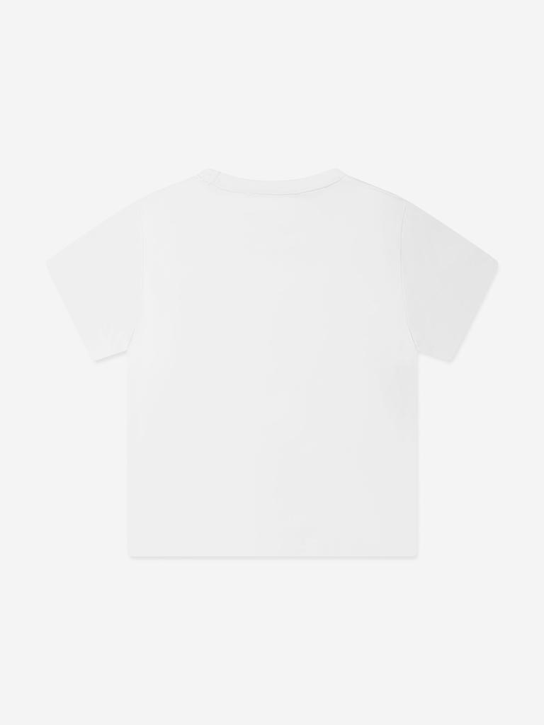 Acne Studios Kids Mini Nash Face T-Shirt in White