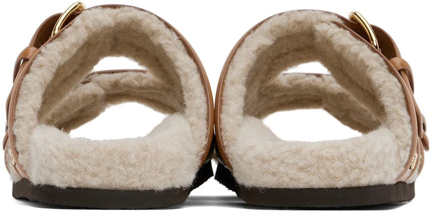 Valentino Tan Fussfriend Slide Sandals 2