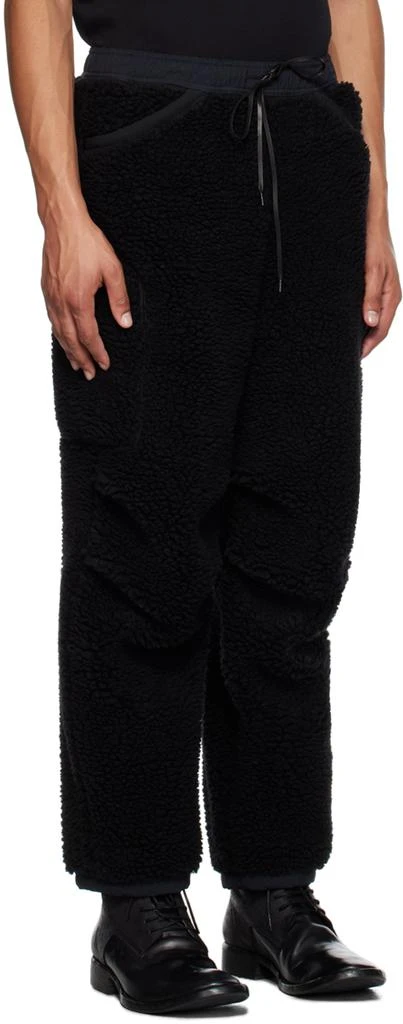 The Viridi-anne Black Boa Cargo Pants 2