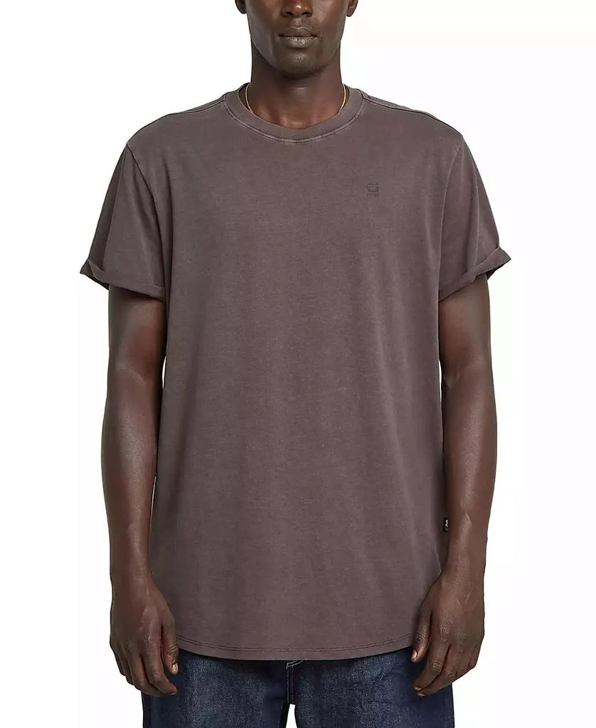 G-Star Men's Lash Relaxed Fit Short Sleeve Crewneck Logo Graphic T-Shirt 2