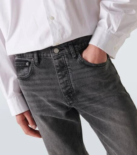 FRAME Mid-rise straight jeans 5