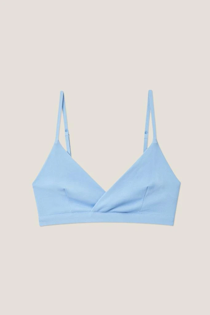 cos Blue pique bikini top 1