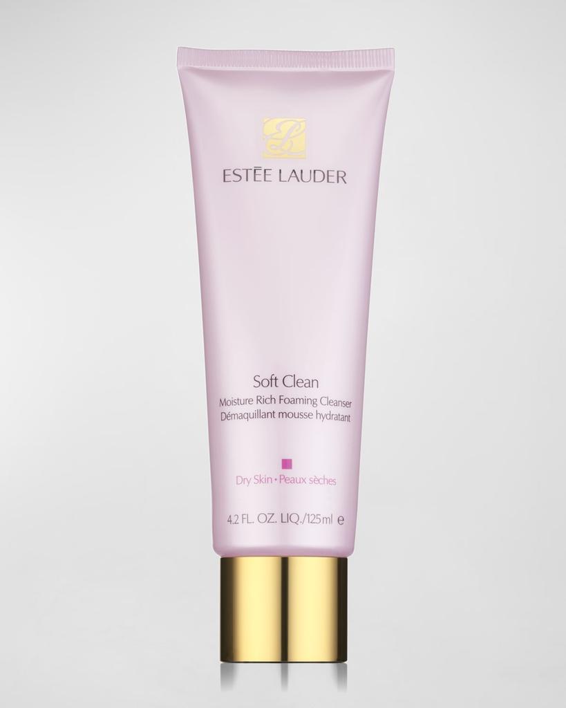 Estée Lauder Soft Clean Moisture Rich Foaming Cleanser, 4.2 oz.