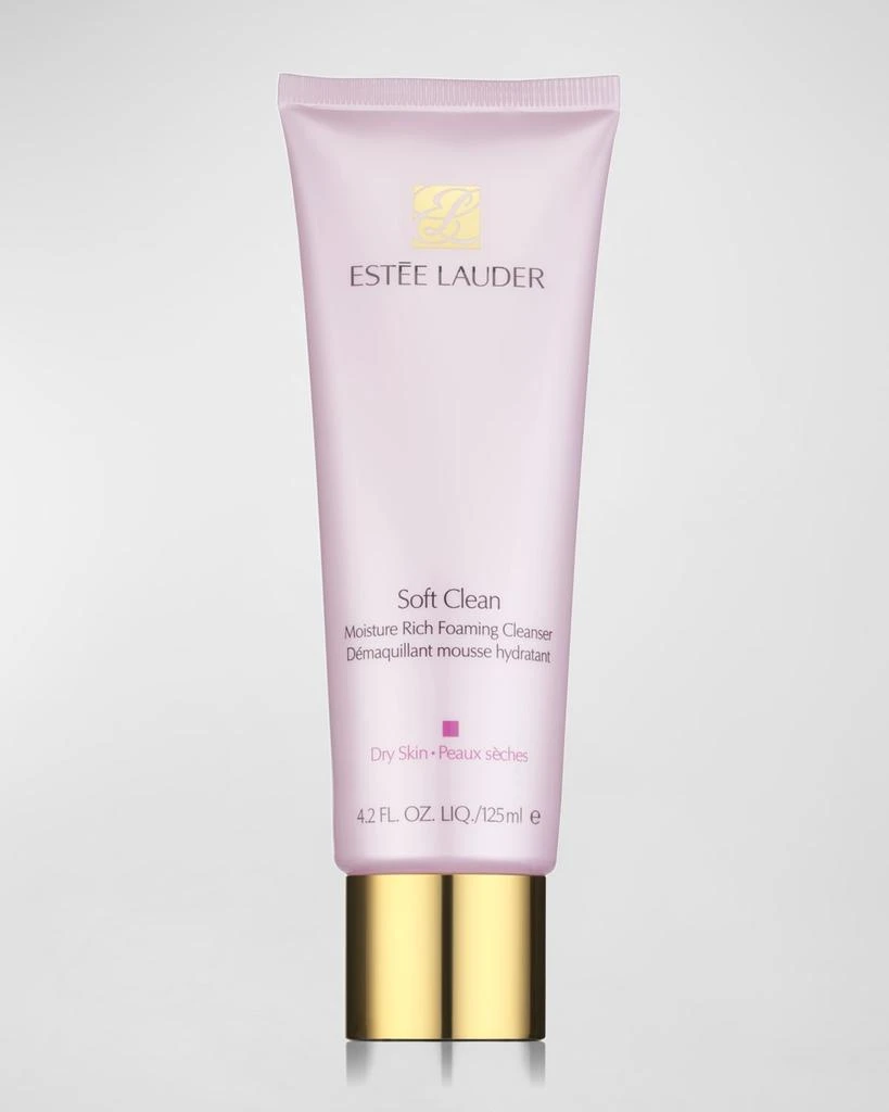Estée Lauder Soft Clean Moisture Rich Foaming Cleanser, 4.2 oz. 1