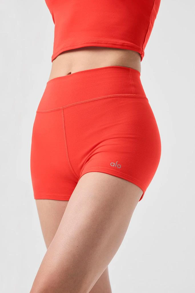 Alo Alosoft High-Waist Carefree Short - Red Hot Summer 2