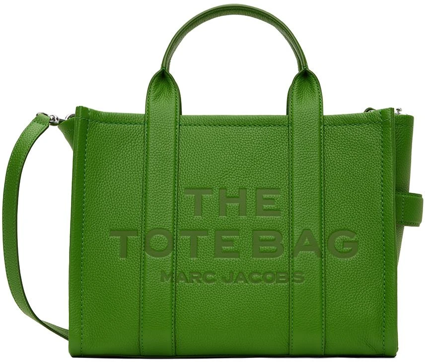 Marc Jacobs Green 'The Leather Medium' Tote 1