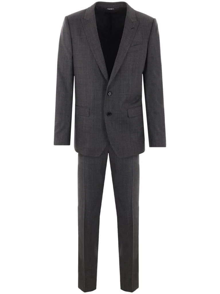 Dolce
Gabbana Dolce
Gabbana Single-Breasted Pressed Crease Tailored Suit from Cettire