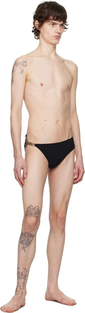 Rick Owens Black Hollywood Hydra Swim Briefs 4