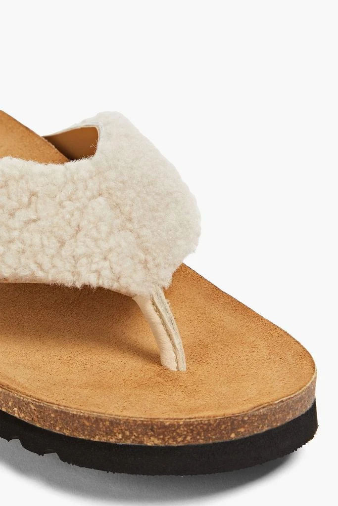 BY MALENE BIRGER Kiras shearling sandals 4