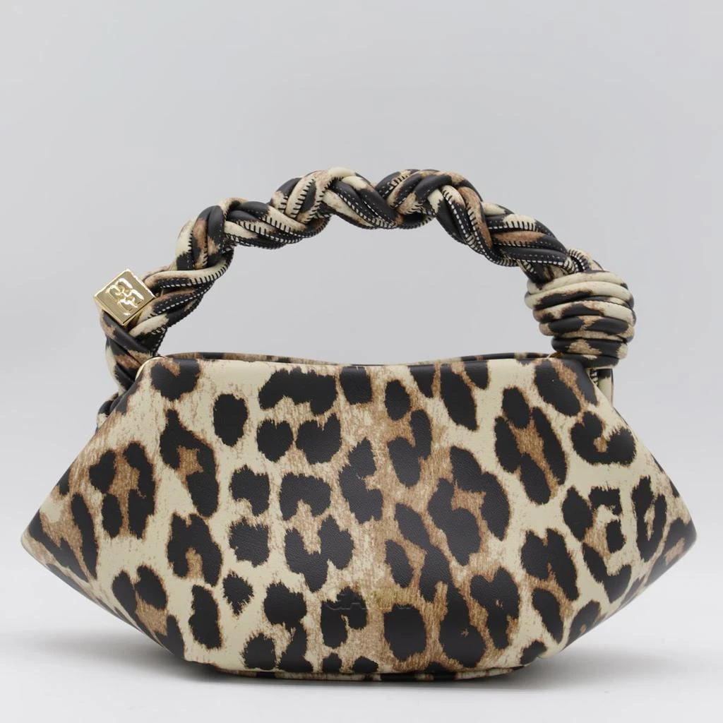 Ganni Ganni Leopard Leather Bou Mini Shoulder Bag 2