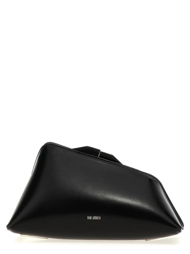 The Attico Embellished leather Midnight clutch - Handbags
