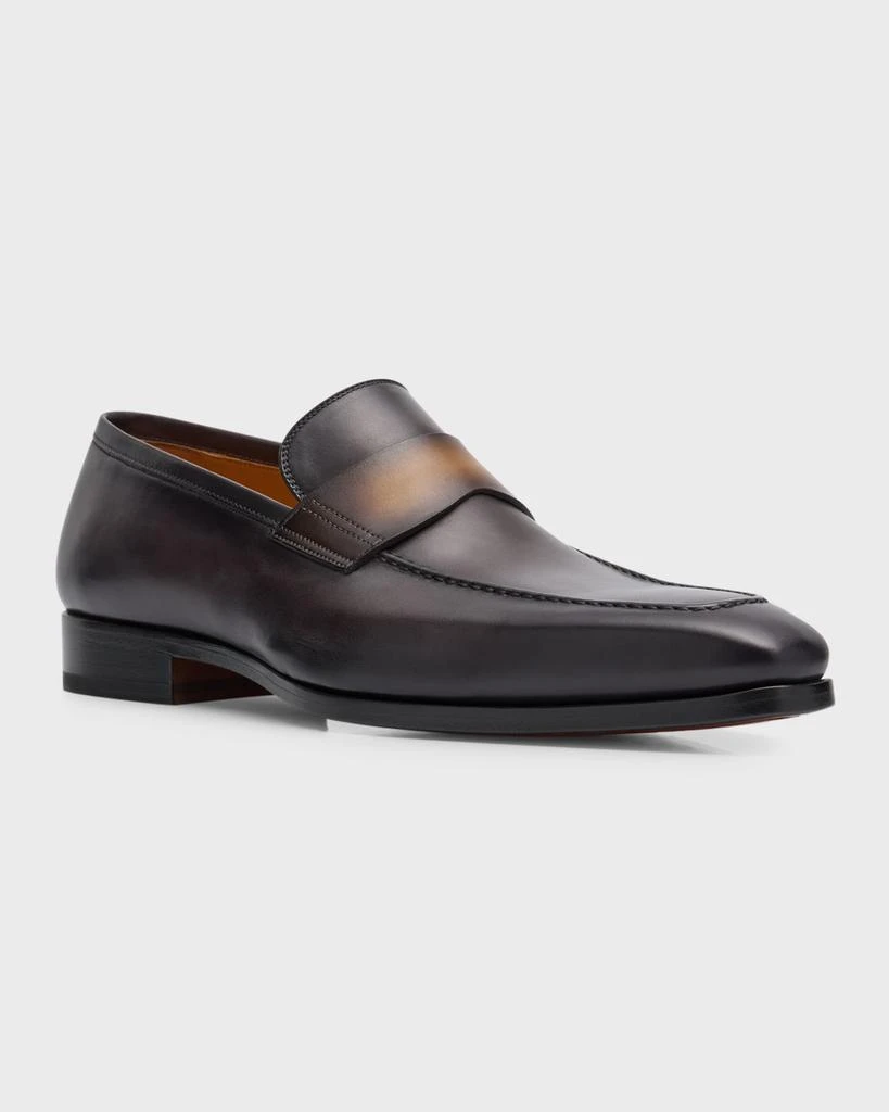 Magnanni Men's Mckinley Leather Penny Loafers 3
