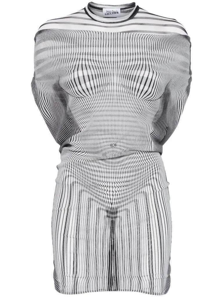 Jean Paul Gaultier Jean Paul Gaultier The Short Draped Body Morphing Mini Dress 1