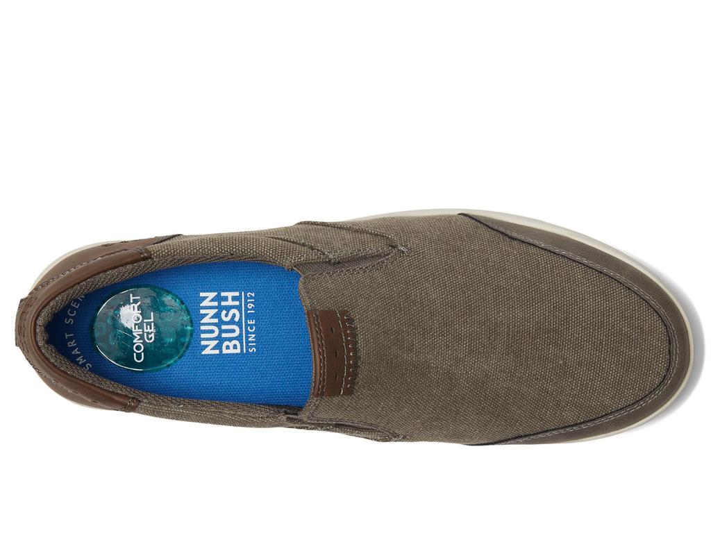 Nunn Bush City Walk Canvas Moc Toe Slip-On