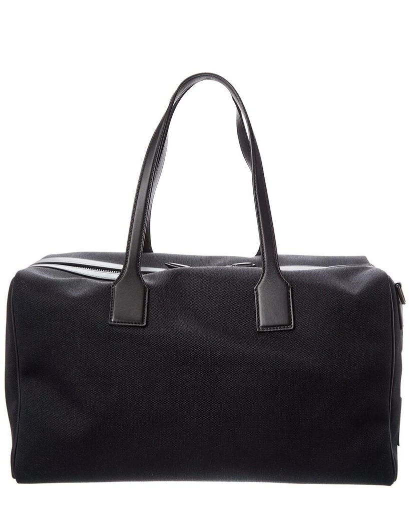 Salvatore Ferragamo Ferragamo Holdall Canvas 
Leather Duffel Bag 2