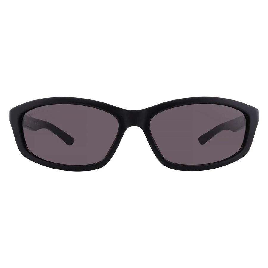 Balenciaga Grey Rectangular Unisex Sunglasses BB0401S 001 60