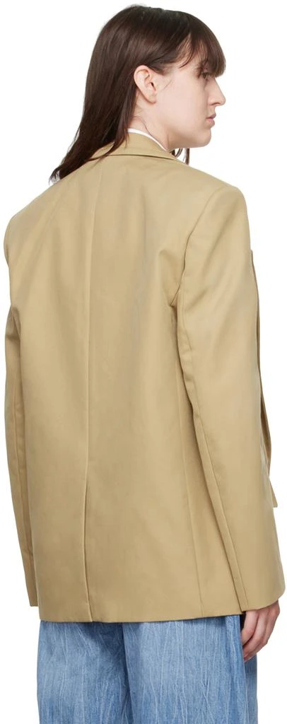 Alexander Wang Tan Pre-Styled Oversize Blazer 3