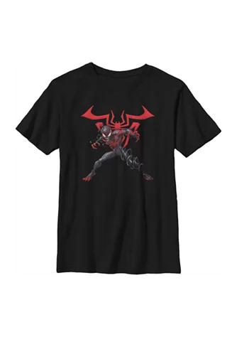 Spider-Man Man Boys 4 7 Spiderman Miles With Symbol Top