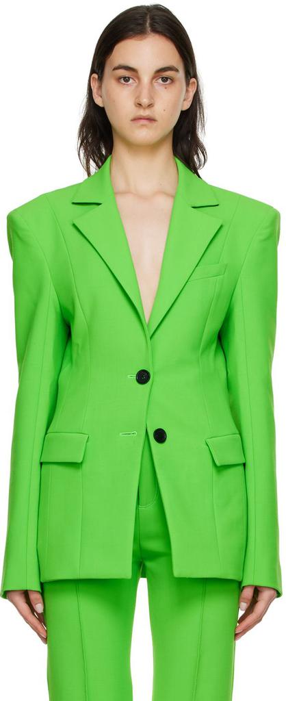 Kwaidan Editions Green Polyester Blazer