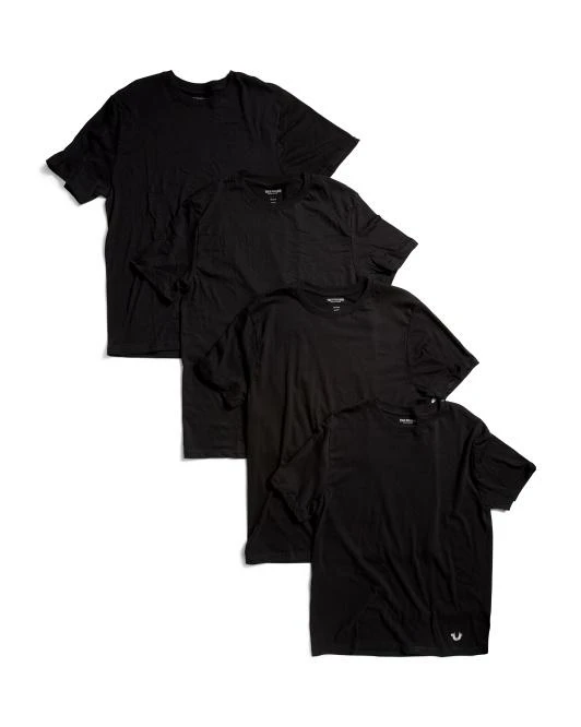 True Religion 4pk Crew Neck Tees 1
