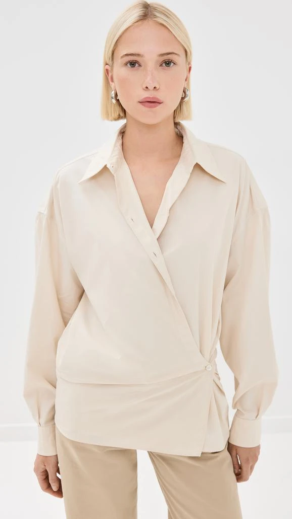 Lemaire Straight Collar Twisted Shirt 6