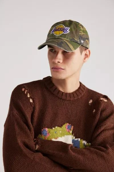 47 Brand '47 Brand NBA Los Angeles Lakers Camo Clean Up Cap 1