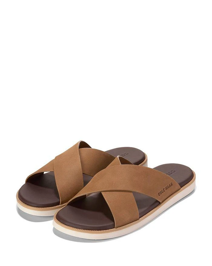 Cole Haan Men's Nantucket Cross Strap Slide Sandals 4