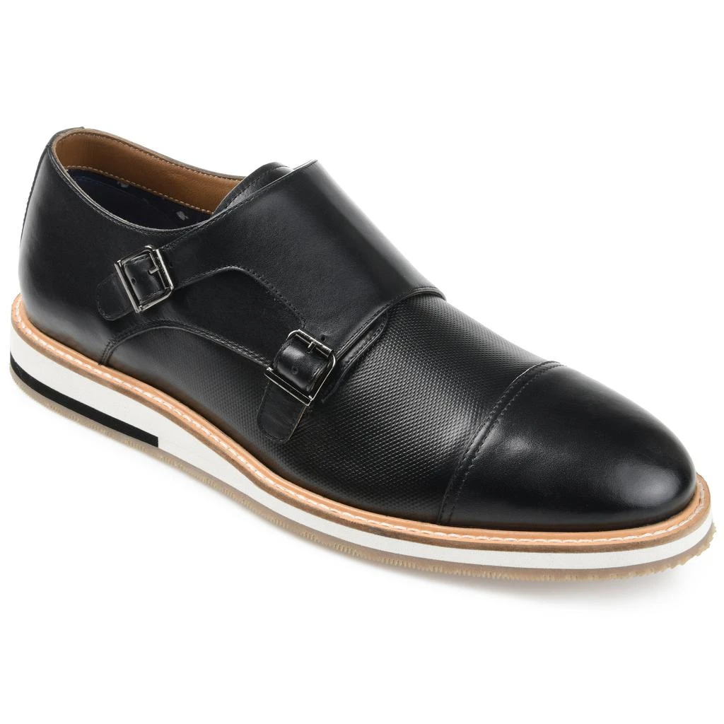 Thomas & Vine Thatcher Cap Toe Monk Strap Dress Shoe 1